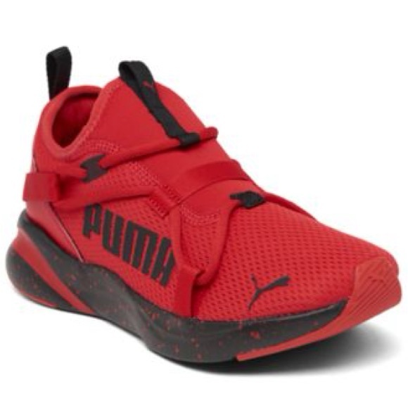 PUMA Softride Rift Slip-On Toddler Kids Red Sneakers 7 - Picture 1 of 9